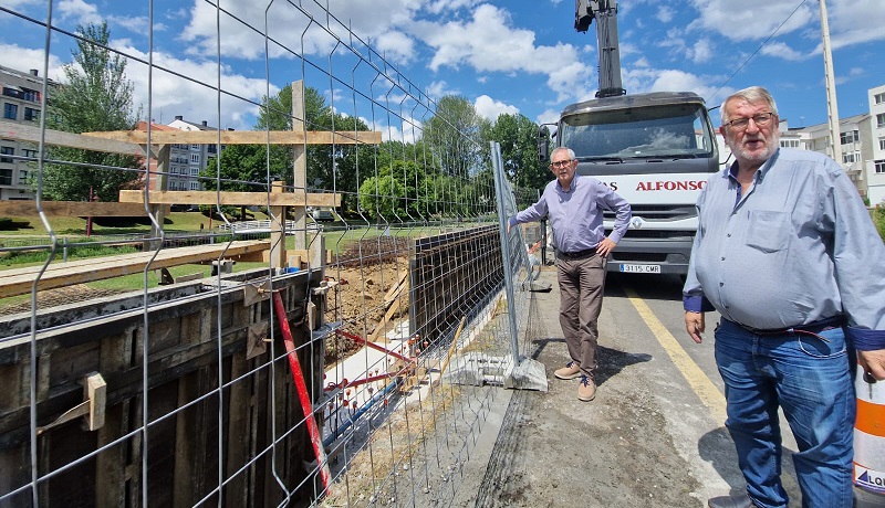 Obras no San Martio