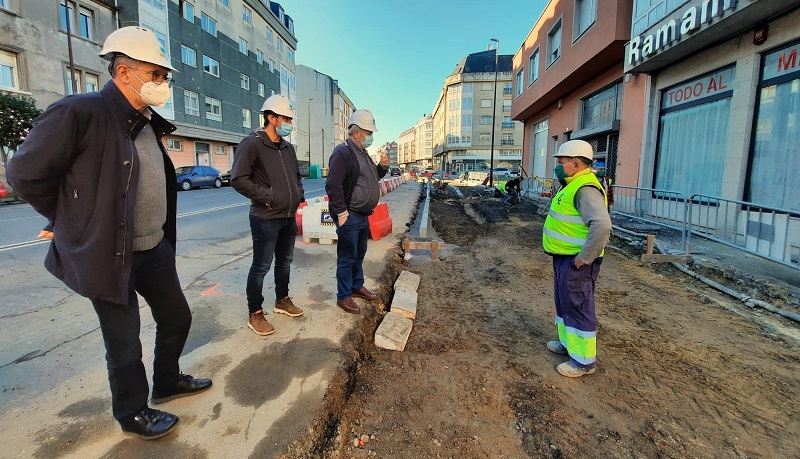 Obras na Vzquez de Parga