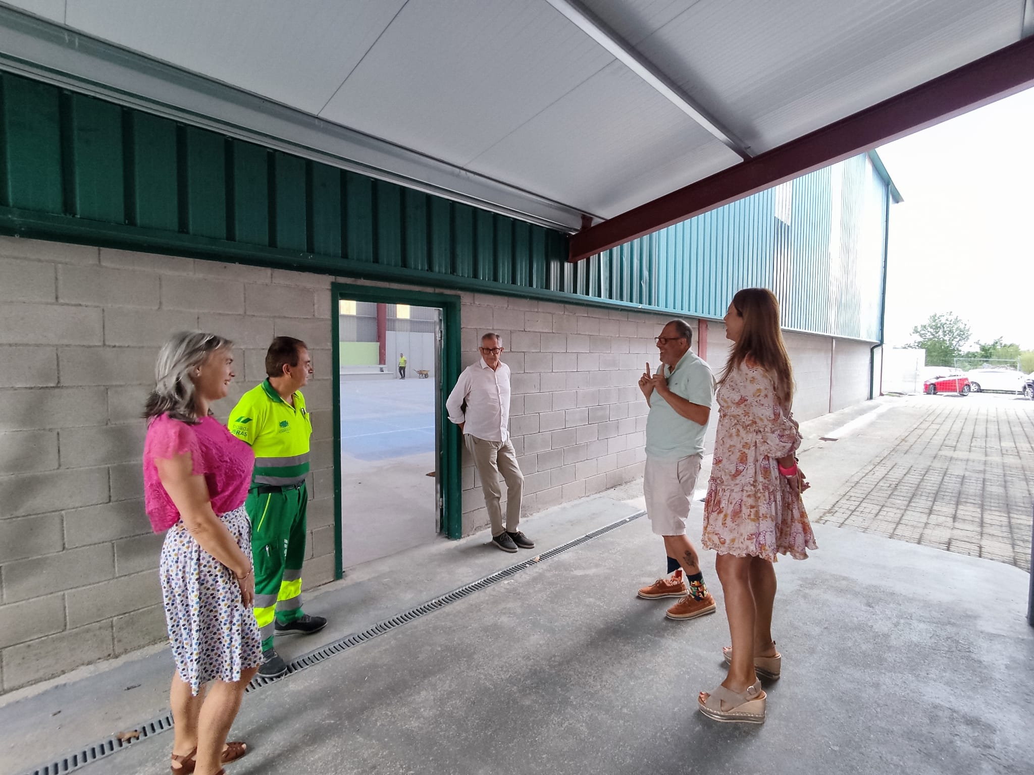 Nova pasarela cuberta do CEIP Gndara-Sofn