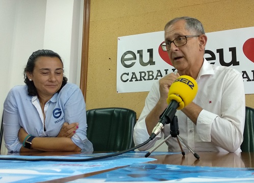 A presidenta da Fessga e o alcalde