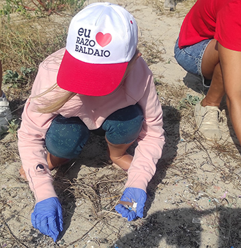 Limpeza colectiva das praias de Razo e Baldaio